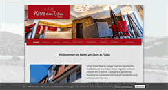 Desktop Screenshot of hotel-am-dom-fulda.de