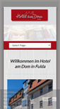 Mobile Screenshot of hotel-am-dom-fulda.de