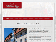 Tablet Screenshot of hotel-am-dom-fulda.de